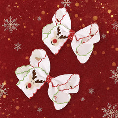 Rudolph's Ribbons Hair Bow Set