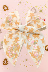 Mesh Shaker Bow - Gingerbread Giggles