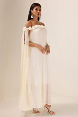 Regina Rosette Detail Maxi Dress