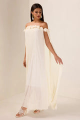 Regina Rosette Detail Maxi Dress