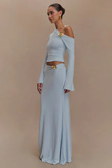 Ainsley Asymmetrical Maxi Skirt