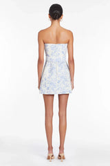 Fae Dress in Toile Brocade
