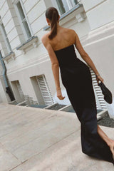 Tube Top Bows Gown